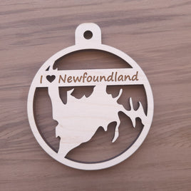 I Love Newfoundland Ornament
