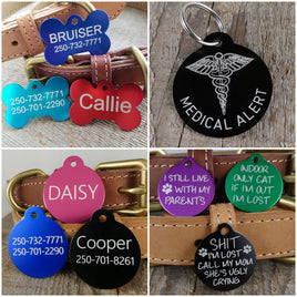 Aluminum Laser Engraved Tags