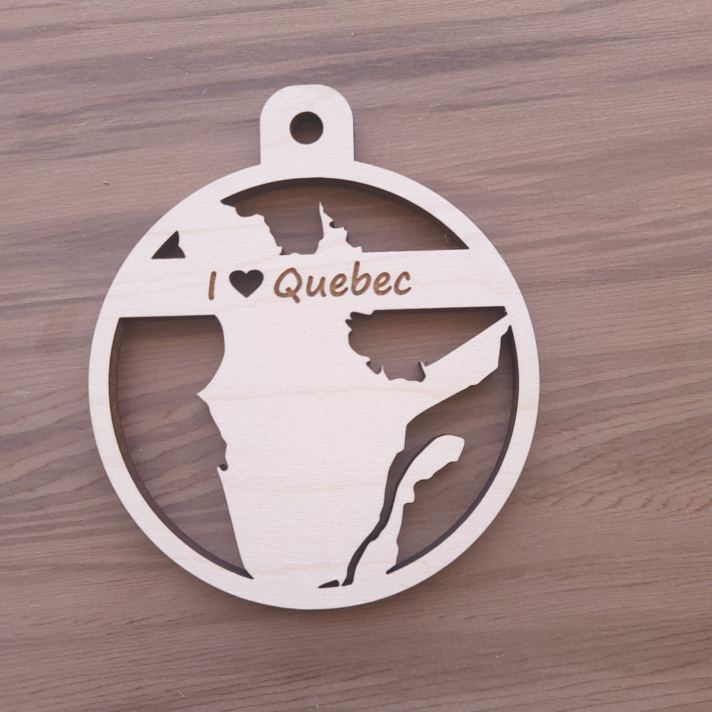 I Love Quebec Ornament