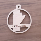 I Love Manitoba Ornament