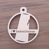 I Love Saskatchewan Ornament