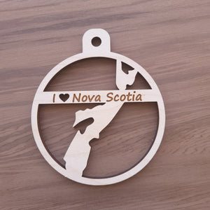 I Love Nova Scotia Ornament