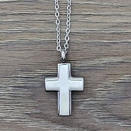 Urn Necklace for Ashes - Cross