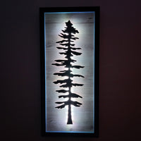 Framed LED Sitka Wall Art