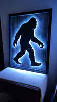 LED Walking Bigfoot Wall Art