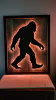 LED Walking Bigfoot Wall Art