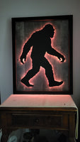 LED Walking Bigfoot Wall Art