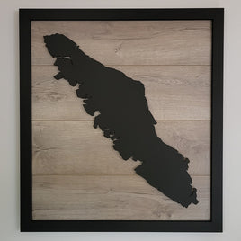 Framed LED Vancouver Island Wall Art
