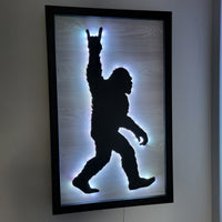 Bigfoot Rock On Wall Art