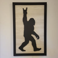 Bigfoot Rock On Wall Art
