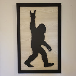 Bigfoot Rock On Wall Art