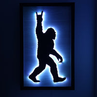 Bigfoot Rock On Wall Art