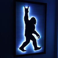 Bigfoot Rock On Wall Art