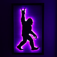 Bigfoot Rock On Wall Art