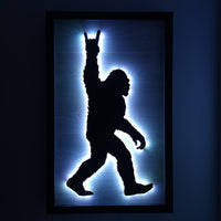 Bigfoot Rock On Wall Art