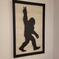 Bigfoot Peace Sign Wall Art