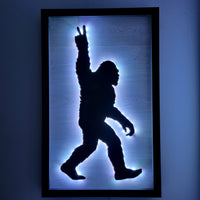 Bigfoot Peace Sign Wall Art