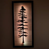 Framed LED Sitka Wall Art