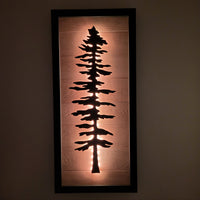 Framed LED Sitka Wall Art