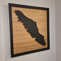 LED Vancouver Island Wall Art