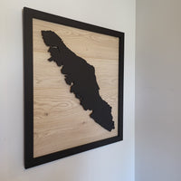 LED Vancouver Island Wall Art