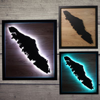 LED Vancouver Island Wall Art