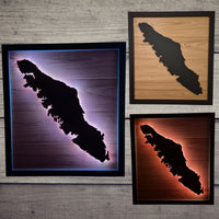 LED Vancouver Island Wall Art