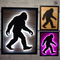 LED Walking Bigfoot Wall Art