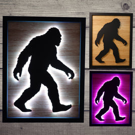 LED Walking Bigfoot Wall Art