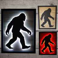 LED Walking Bigfoot Wall Art