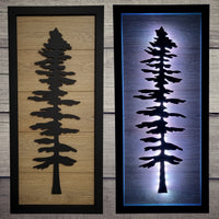 Framed LED Sitka Wall Art
