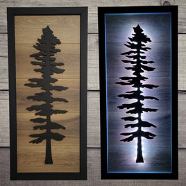 Framed LED Sitka Wall Art