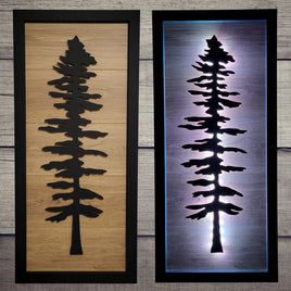 Framed LED Sitka Wall Art