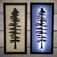 Framed LED Sitka Wall Art