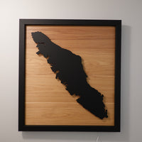 LED Vancouver Island Wall Art