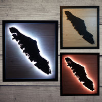 LED Vancouver Island Wall Art