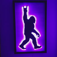 Bigfoot Rock On Wall Art