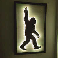 Bigfoot Peace Sign Wall Art