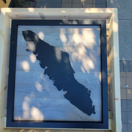 Framed LED Vancouver Island Wall Art