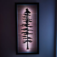 Framed LED Sitka Wall Art