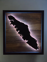 LED Vancouver Island Wall Art