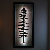 Framed LED Sitka Wall Art