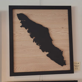 Framed LED Vancouver Island Wall Art - Available at Pacific Arts Market