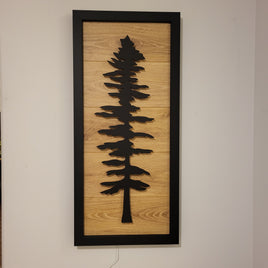 Framed LED Sitka Wall Art