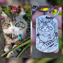 Custom Graphic Keychain