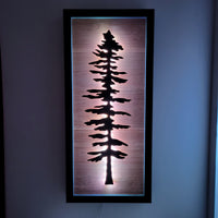 Framed LED Sitka Wall Art