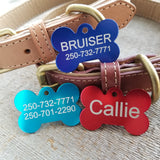 *10 Tags for $20-/ SAME engraving / LASER Engraved / *CLEARANCE SALE-