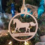 Wood Horse Ornament/*1 for $11/2 for $18/3 for $23-