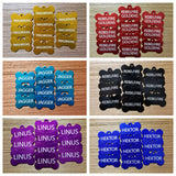 *10 Tags for $20-/ SAME engraving / LASER Engraved / *CLEARANCE SALE-