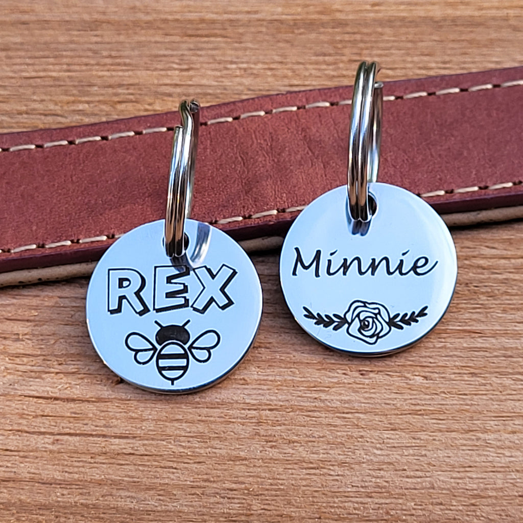 SMALL Stainless Round Tag
